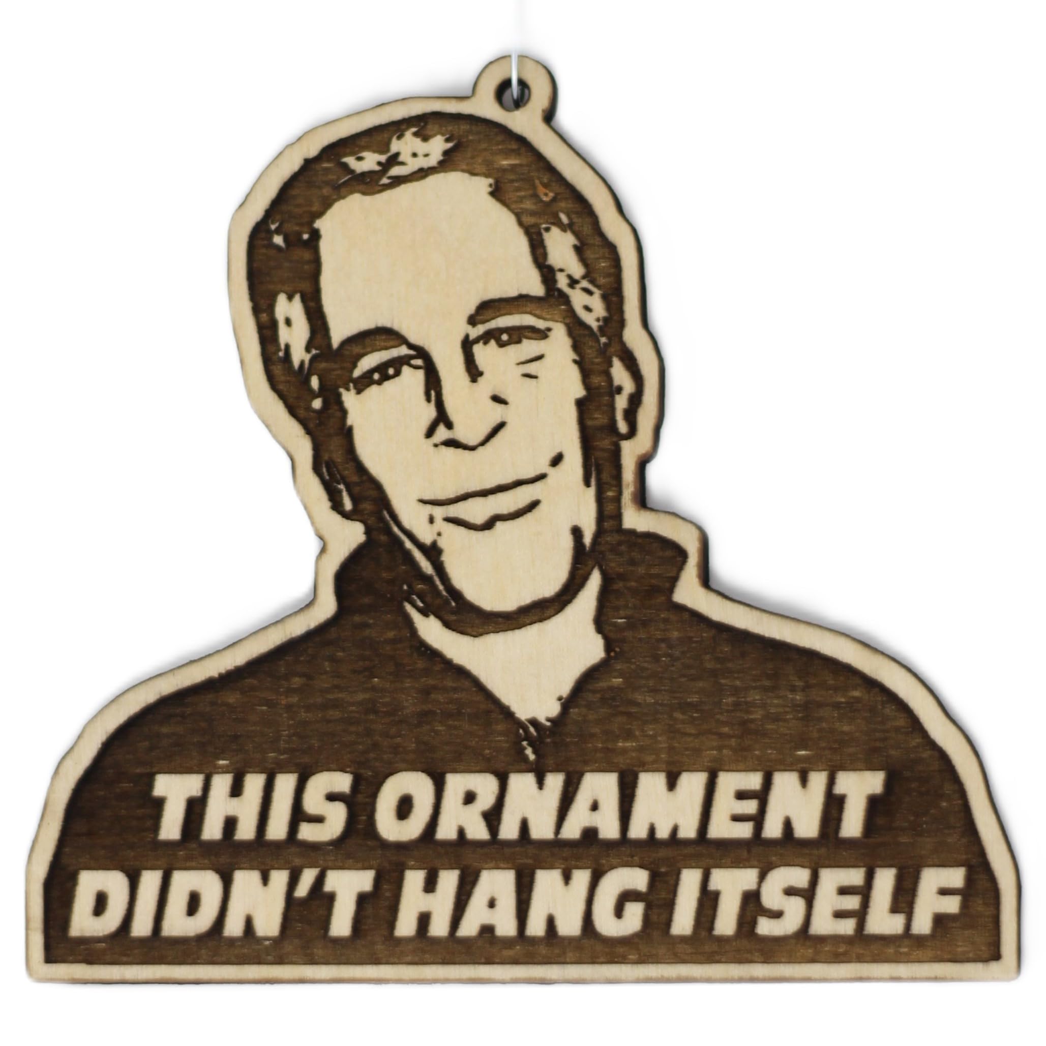 Birch wood ornament by jeffrey-epstein