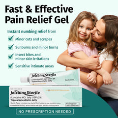 Jelcaine sterile lidocaine gel packaging 30ml