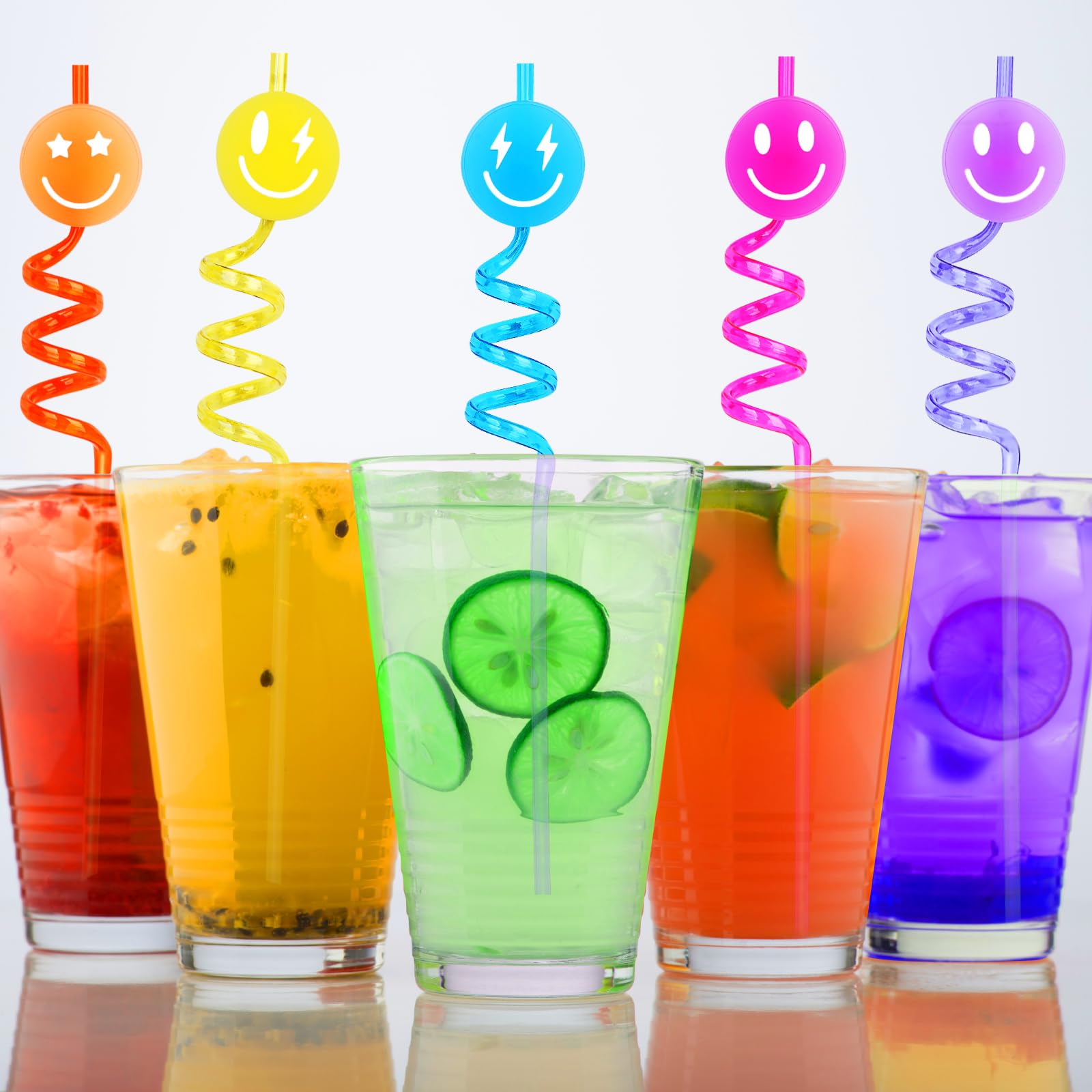 Non-toxic high quality jelly smile straws
