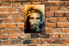 Gallery wrapped canvas displaying Jesus Christ Face