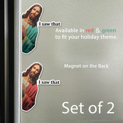 3.5 inch Jesus magnets for car or fridge
