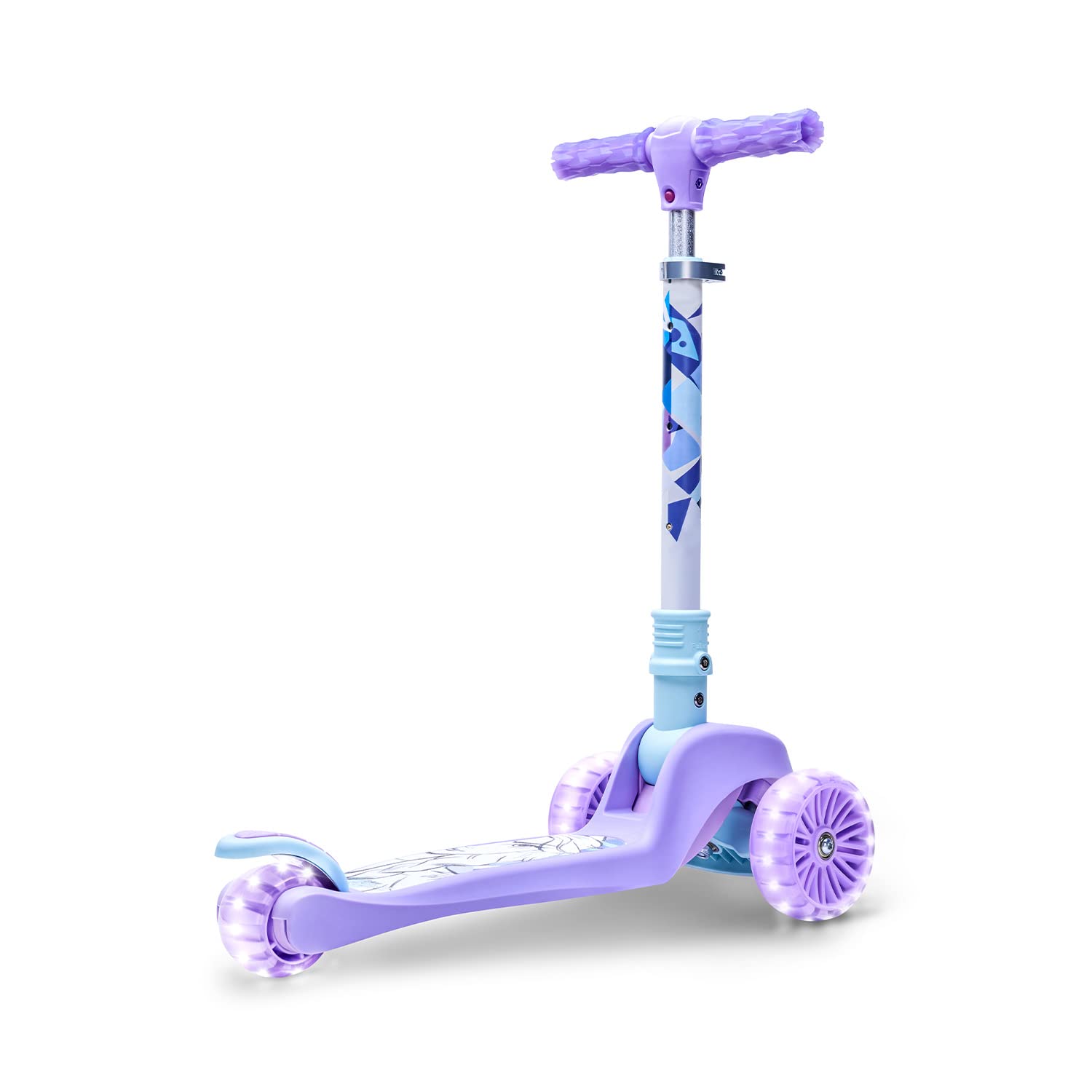 Lean to steer system on Jetson Frozen 3-Wheel scooter