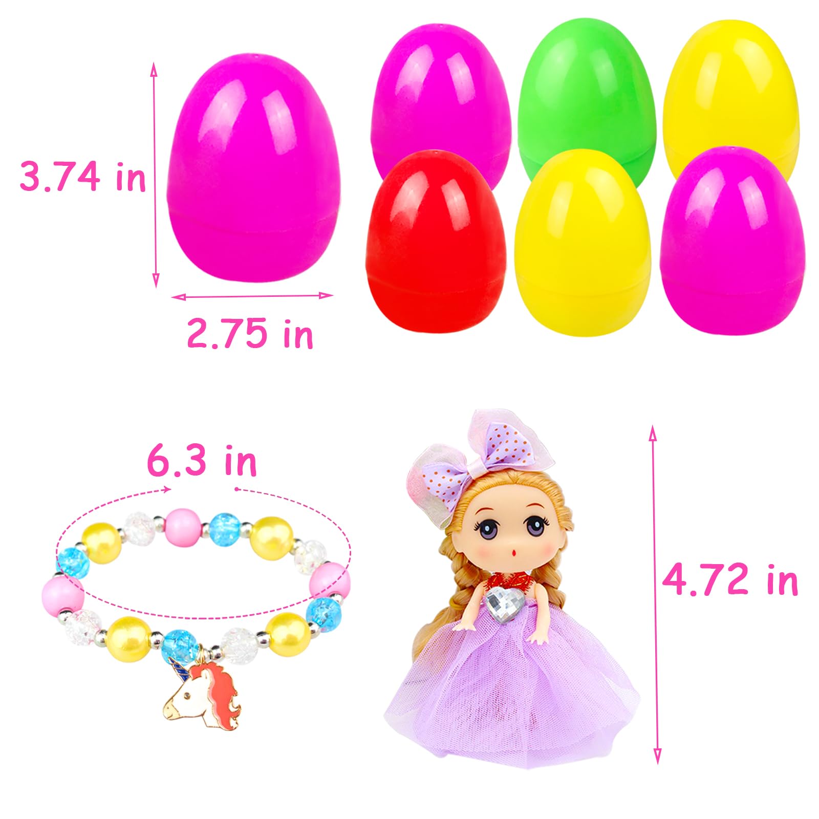 prefilled eggs dolls inside product image
