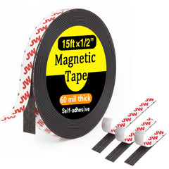 Jianwen Magnetic Tape 15ft 1/2in with adhesive backing