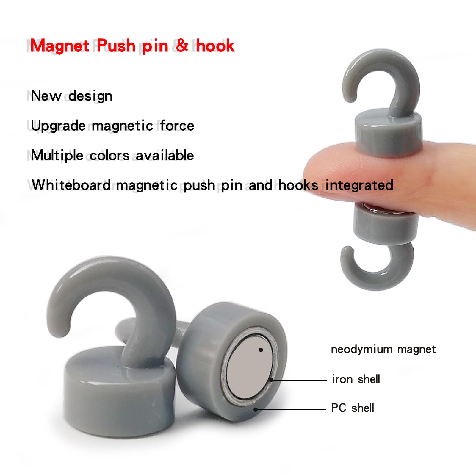Cruise ship iron surface using magnetic hooks
