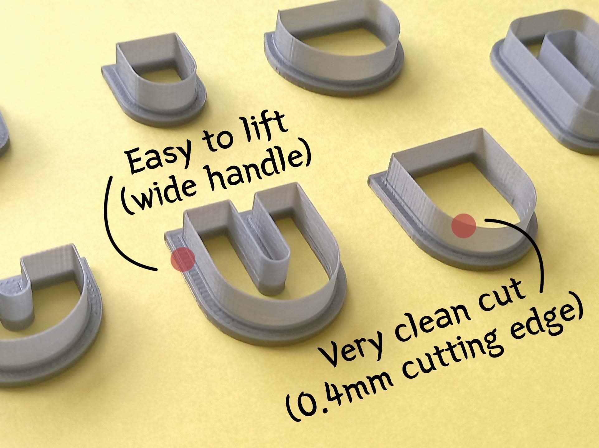 Moon polymer clay cookie cutters Jinnyous Jewellery image 7