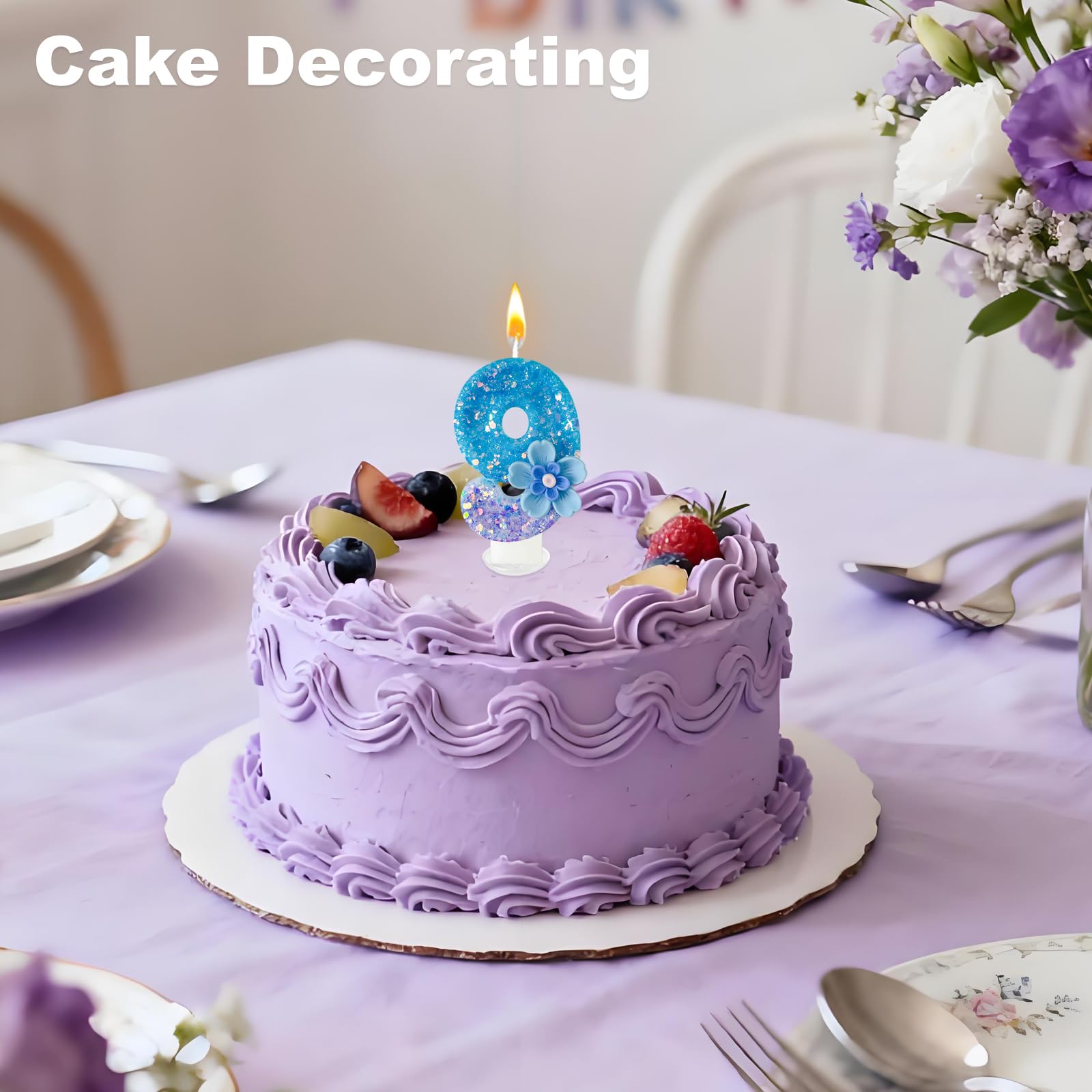 Jinrea birthday candles for cakes and cupcakes