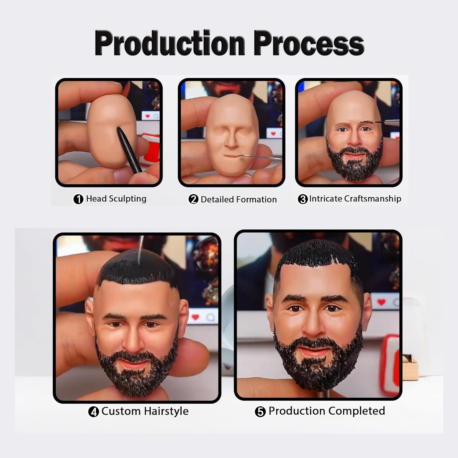 Jinrmy bobblehead 8 inch display option
