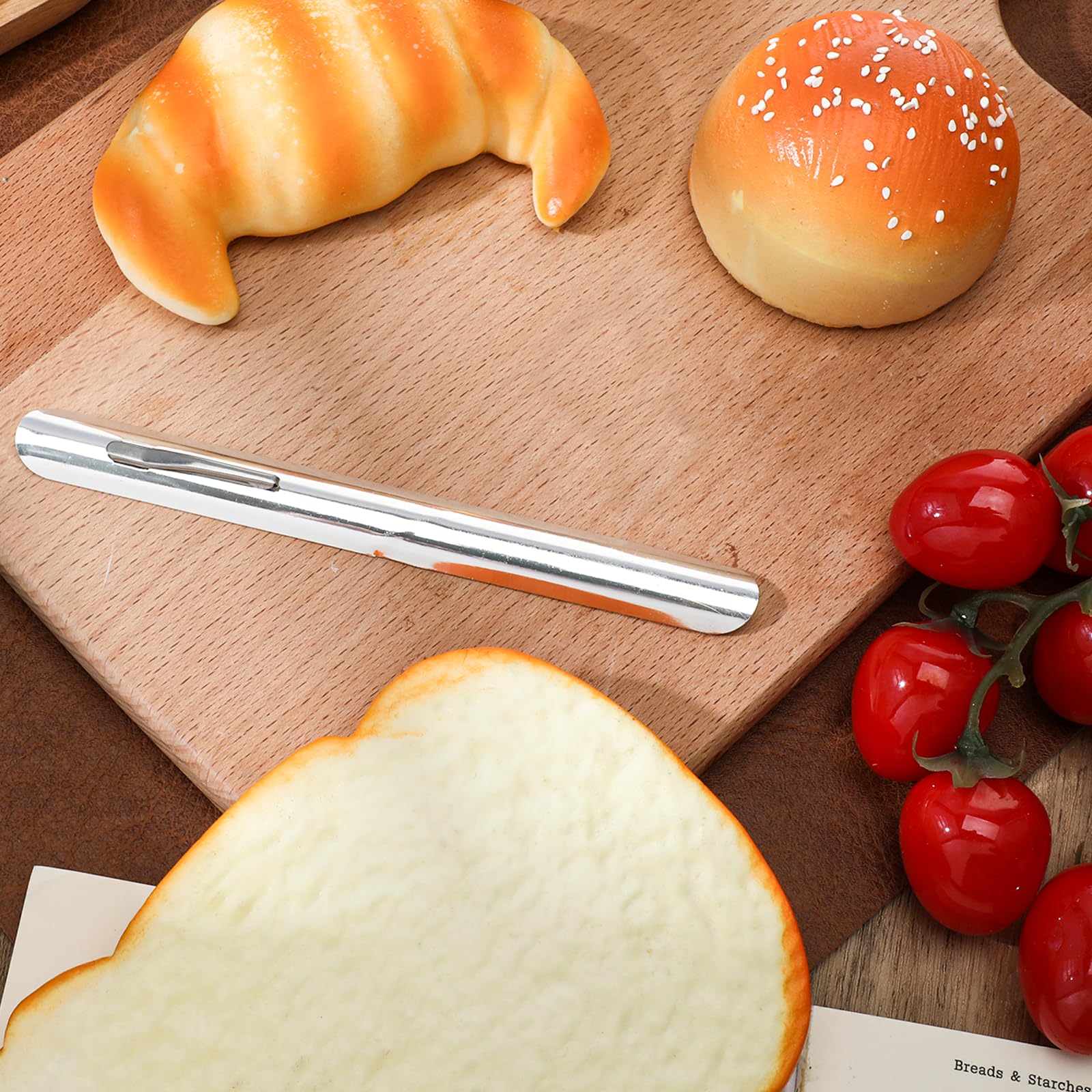 Durable stainless steel crumb scraper for home and commercial use