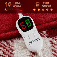three-button control panel on blanket