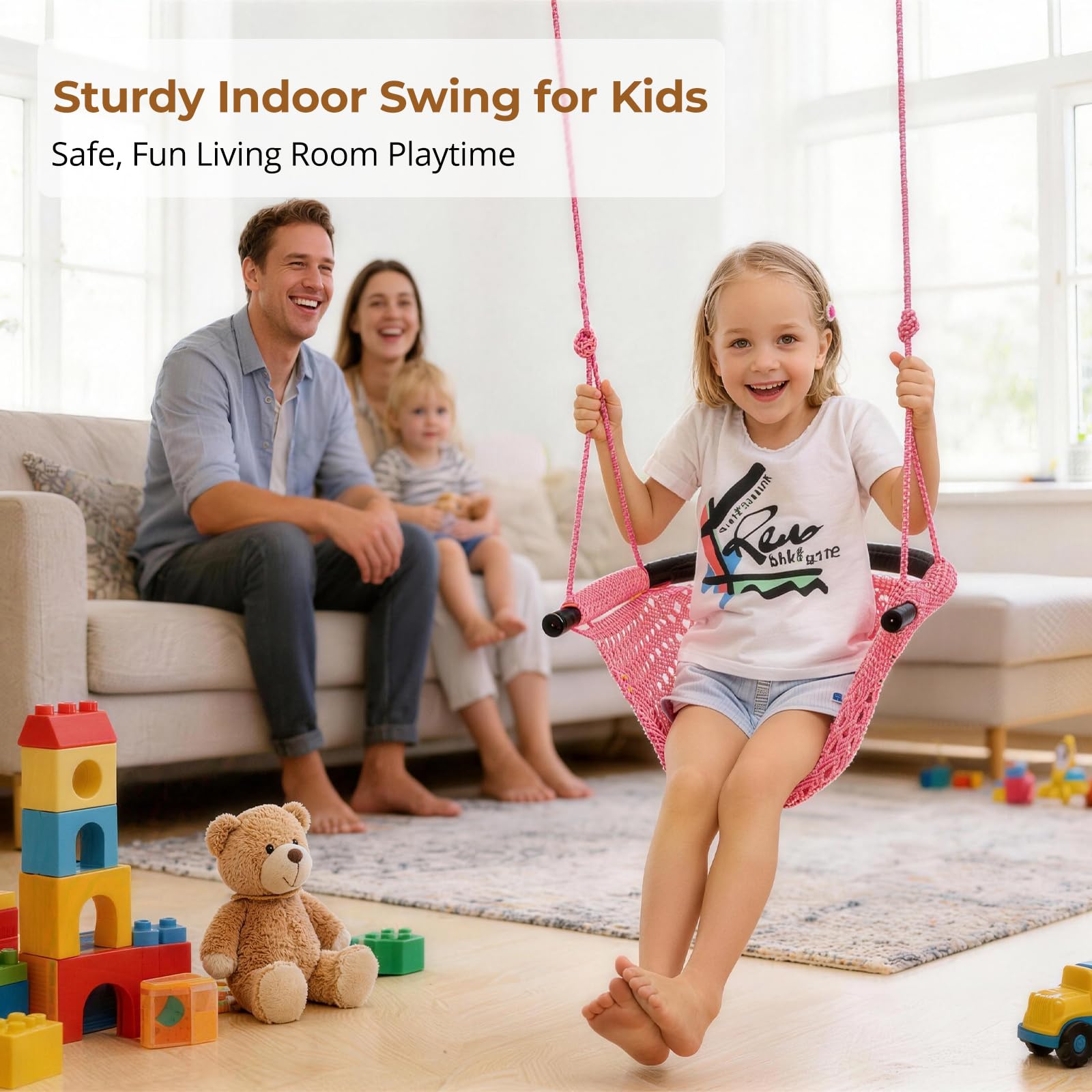 Portable swing seat easy to store and move