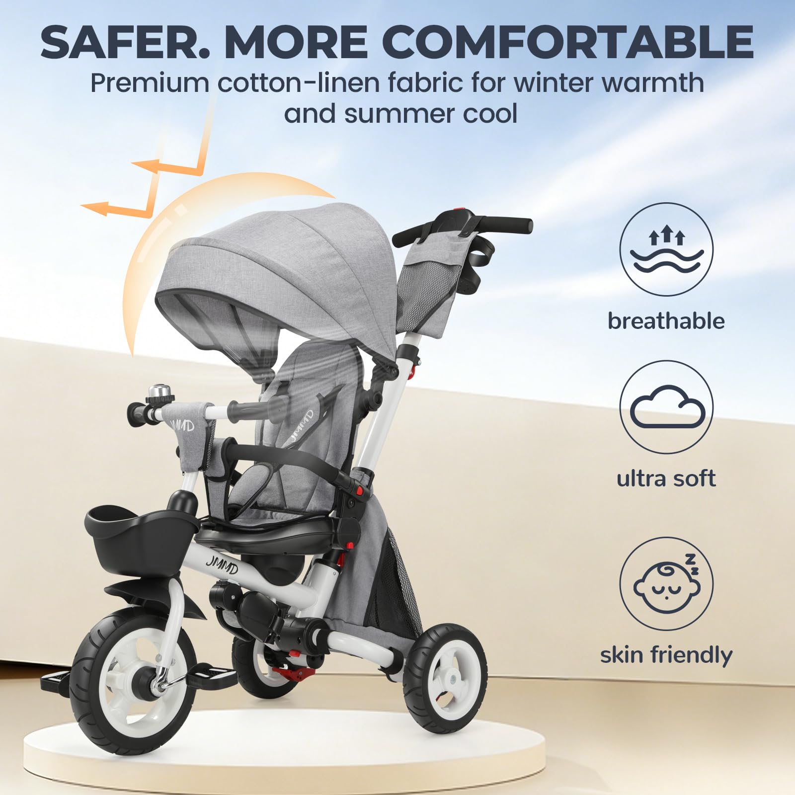 JMMD EVA all-terrain wheels maintenance-free for various surfaces