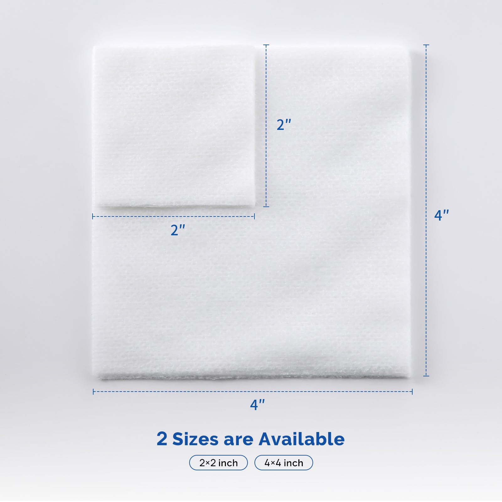 Sterile gauze sponges 2x2 by JMU for medical use