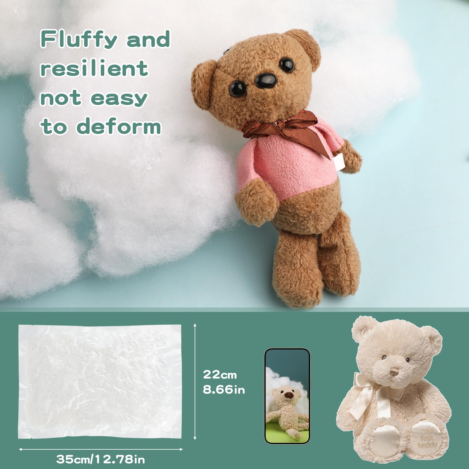 Stuffing for amigurumi and plush toys