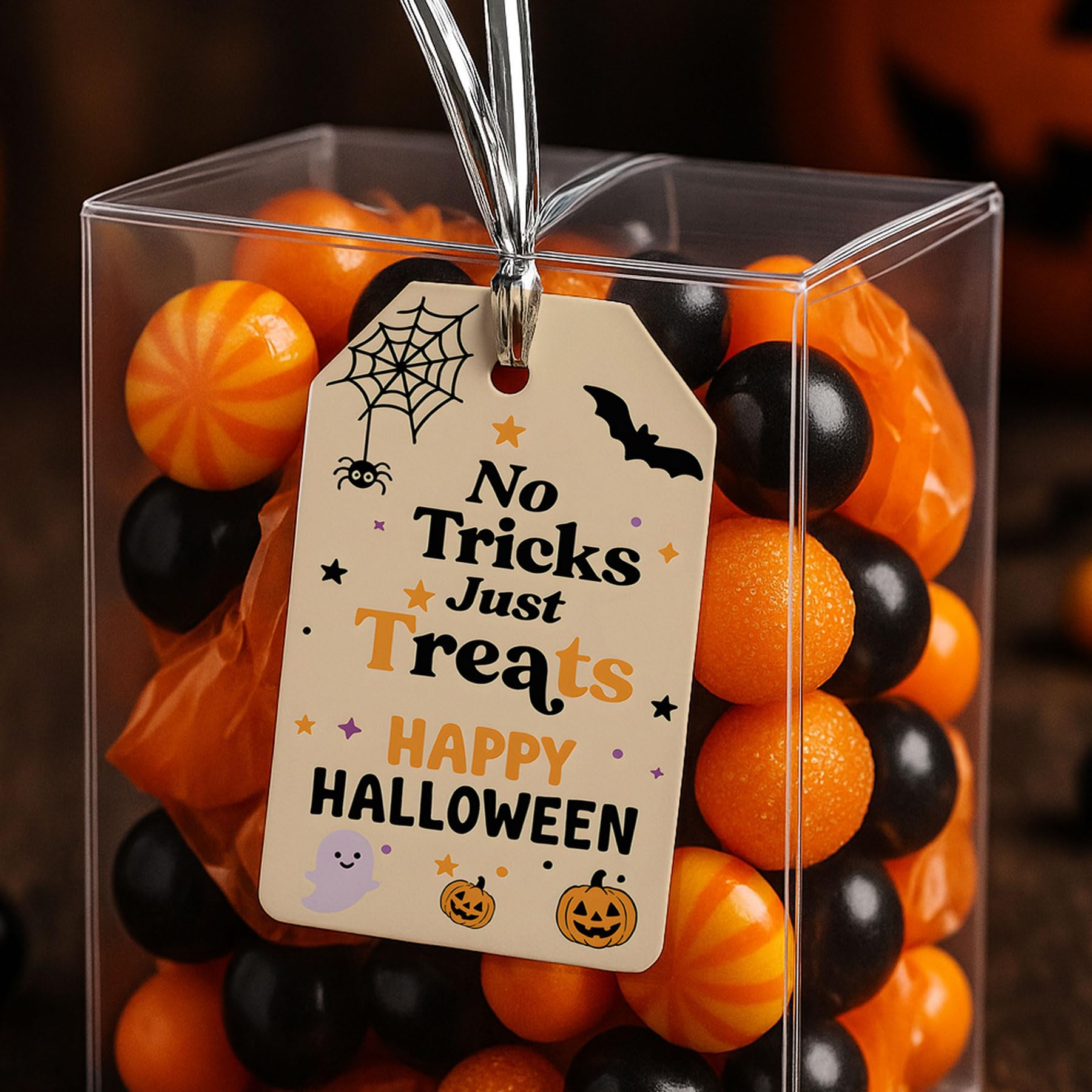 Cute Kids Classroom Gift Label for Halloween treats