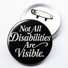 JNSVIEA Disability Awareness Badge pin for Chronic Illness Awareness Communication Aid