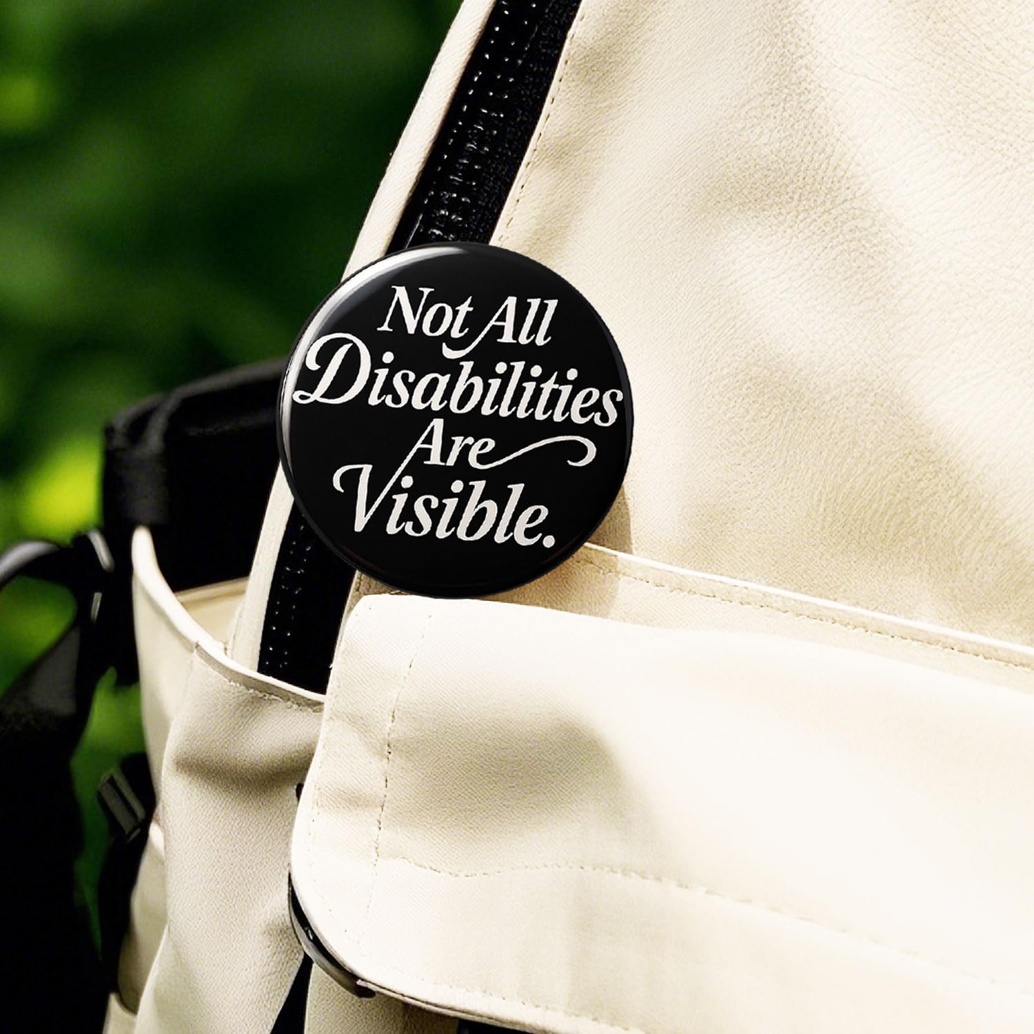JNSVIEA Invisible Disability Club Button design reference