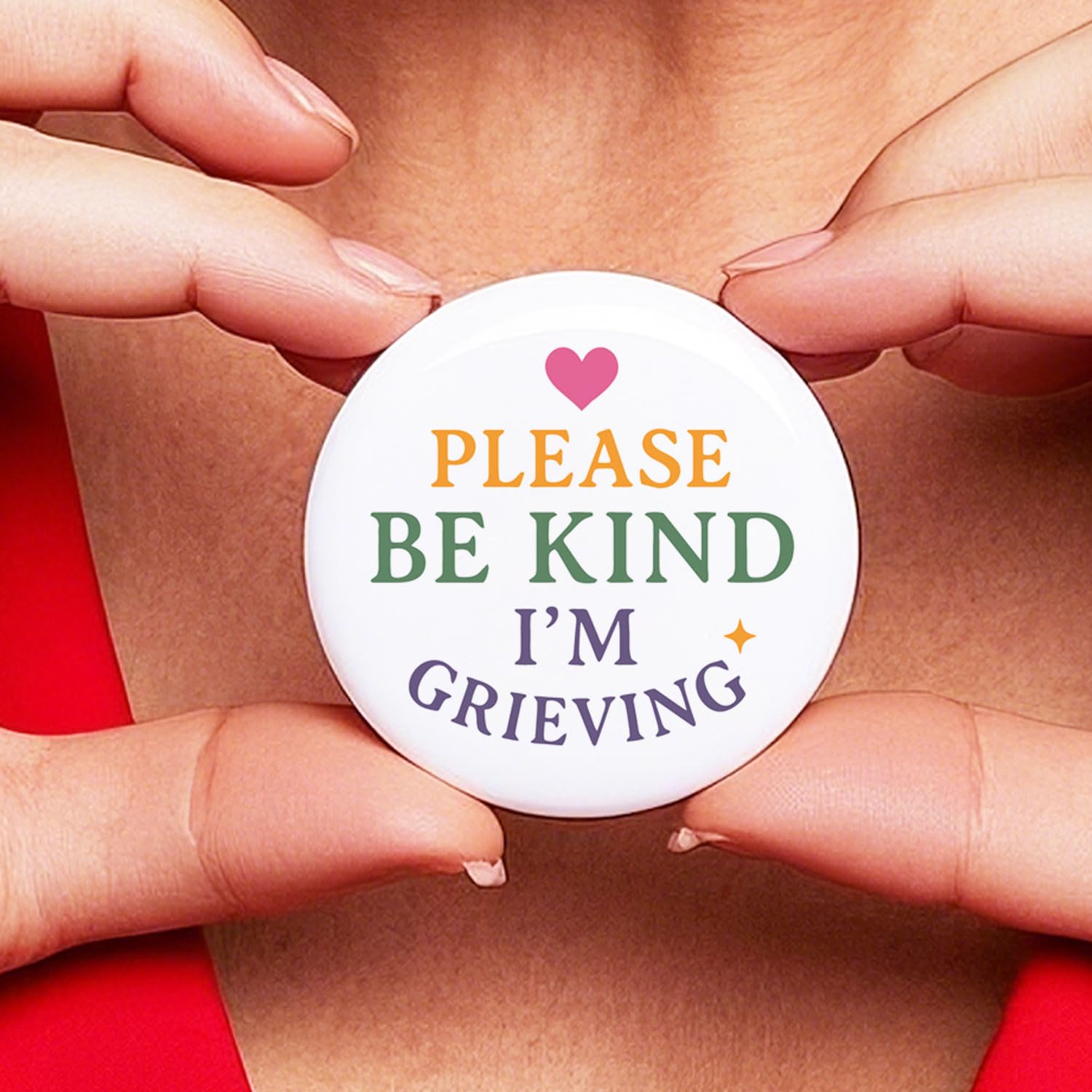 Gift box packaging for the badge pin button