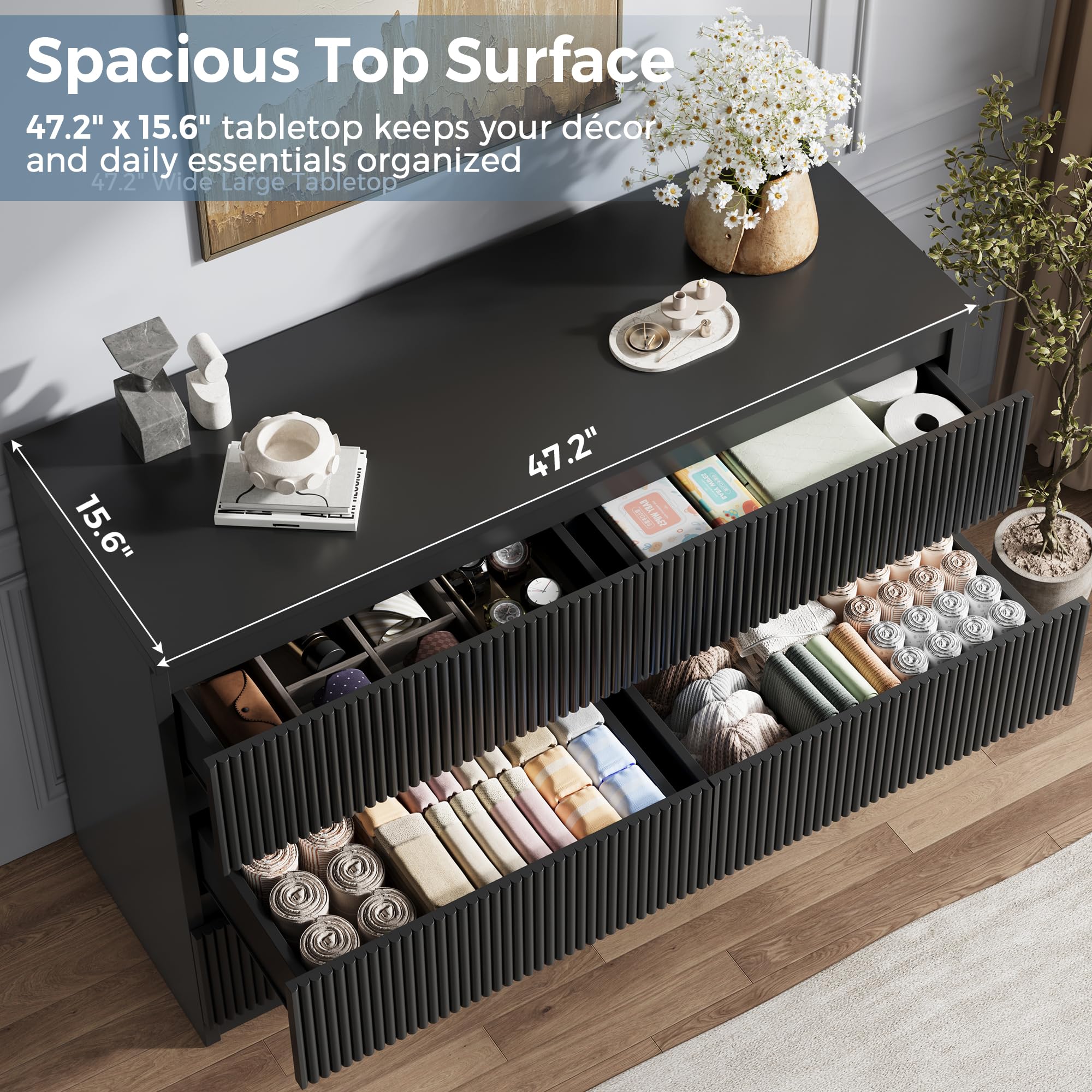 Jocoevol dresser used as entryway or living room storage