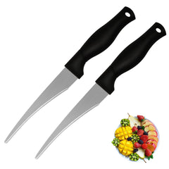 Jocqndia 2PCS curved paring knife blade closeup