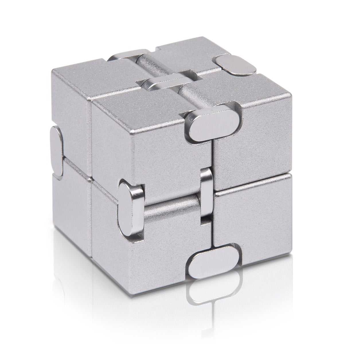JOEYANK fidget cube metal infinity cube anodized aluminum construction