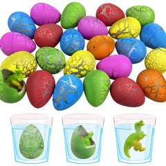 JoFAN 24 pcs dinosaur eggs hatch kit front view