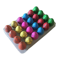 Dinosaur eggs in water showing hatch process