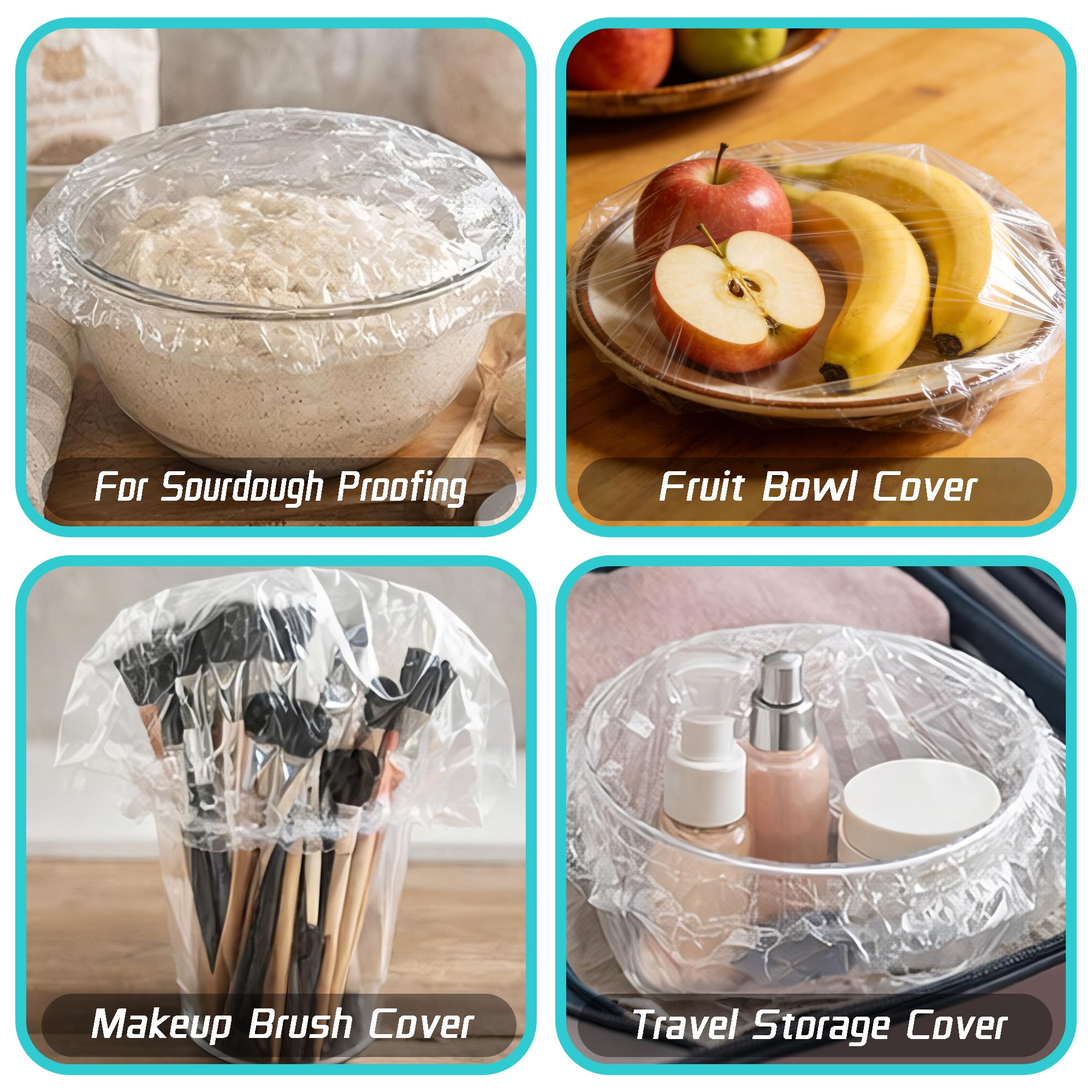 Jofuler 20.5in disposable shower cap packaging