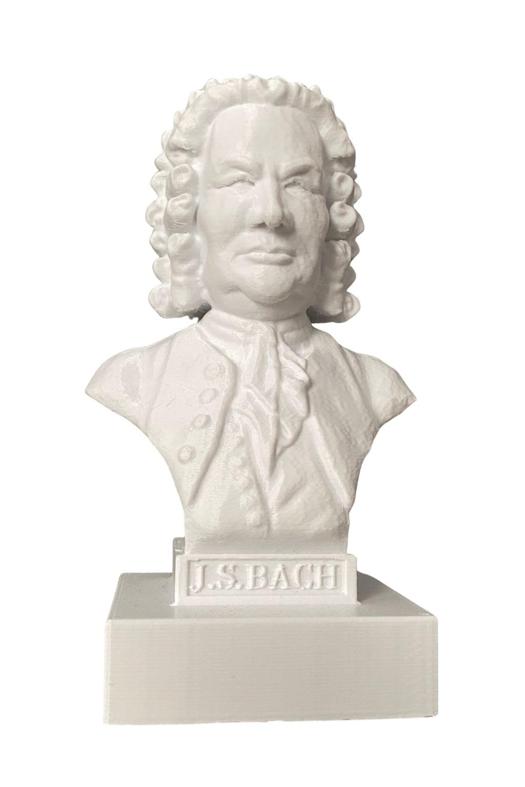 Johann Sebastian Bach bust sculpture PLA material