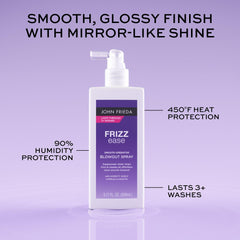 Humidity shield complex and keratin in Frizz Ease spray