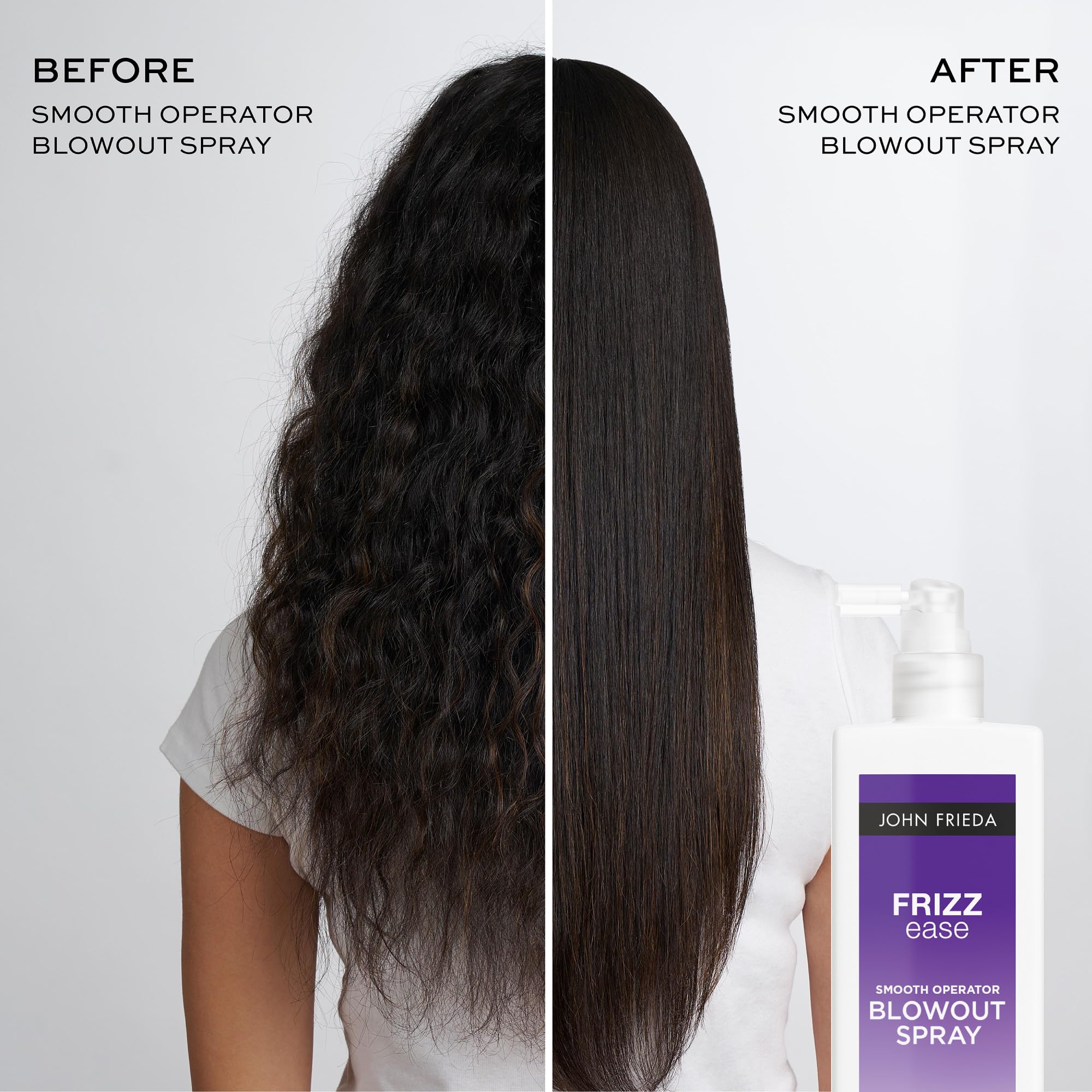 Frizz control finish with lightweight shine from Frizz Ease