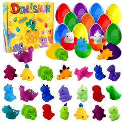 JOICEE 24pcs dinosaur squishy eggs set
