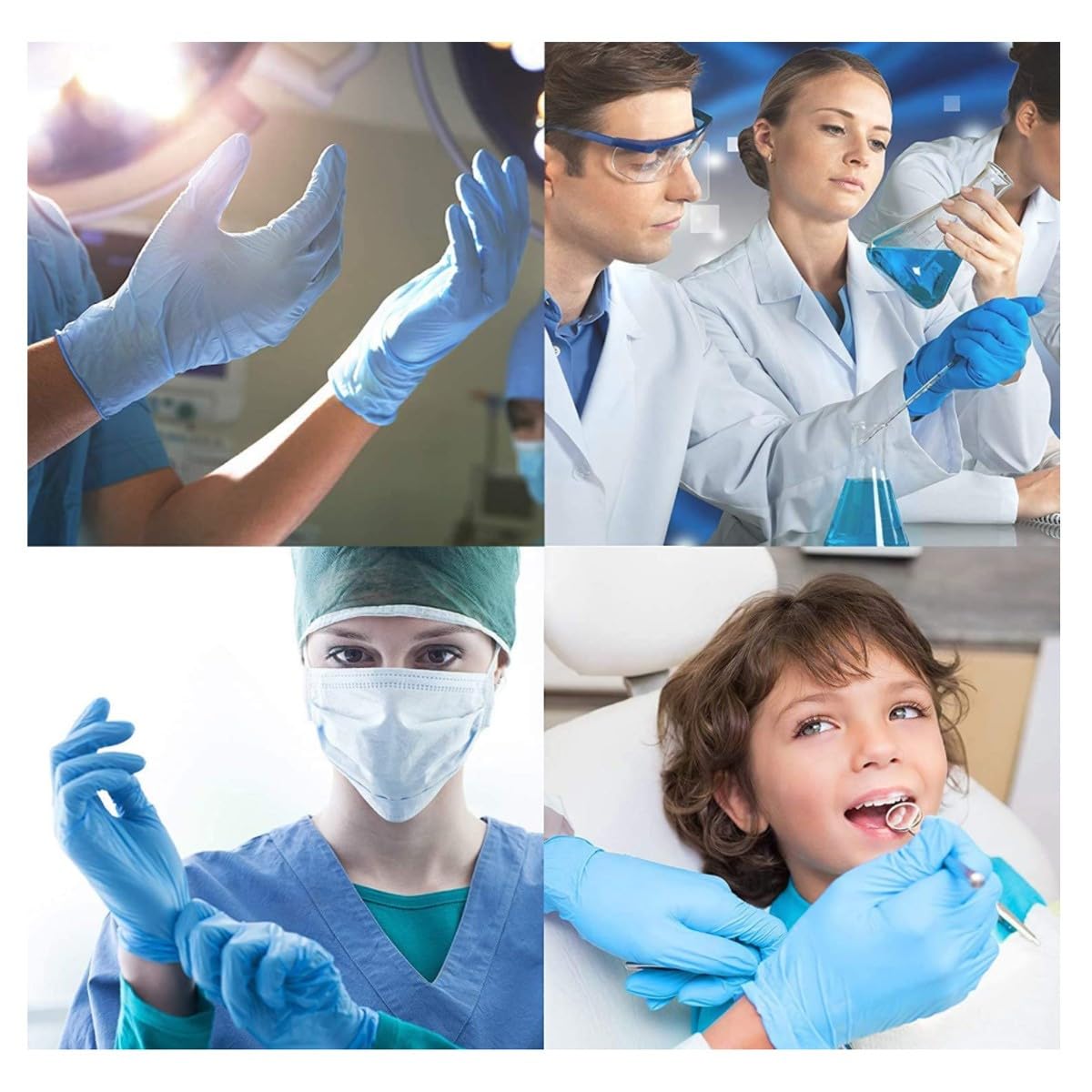 Bulk packaging Jointown vinyl exam gloves case 1000