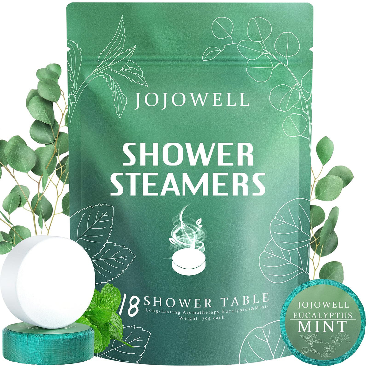 JoJowell Shower Steamers Aromatherapy 36 pack packaging