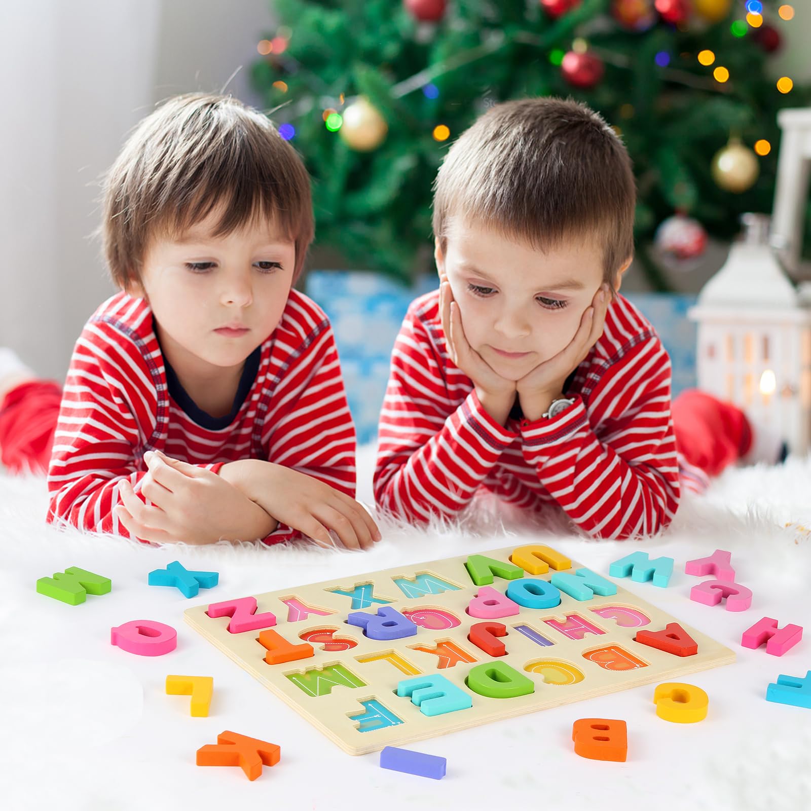 Parent child gift idea JOLSNAF alphabet puzzle