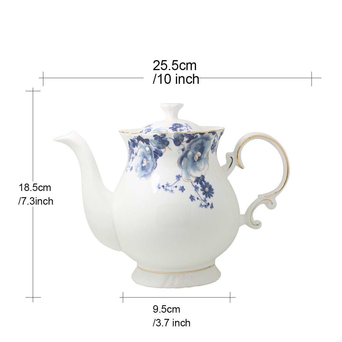 Teapot securely packed for gifting packaging