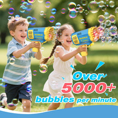 JONEG bubble blower with 40 holes and lights