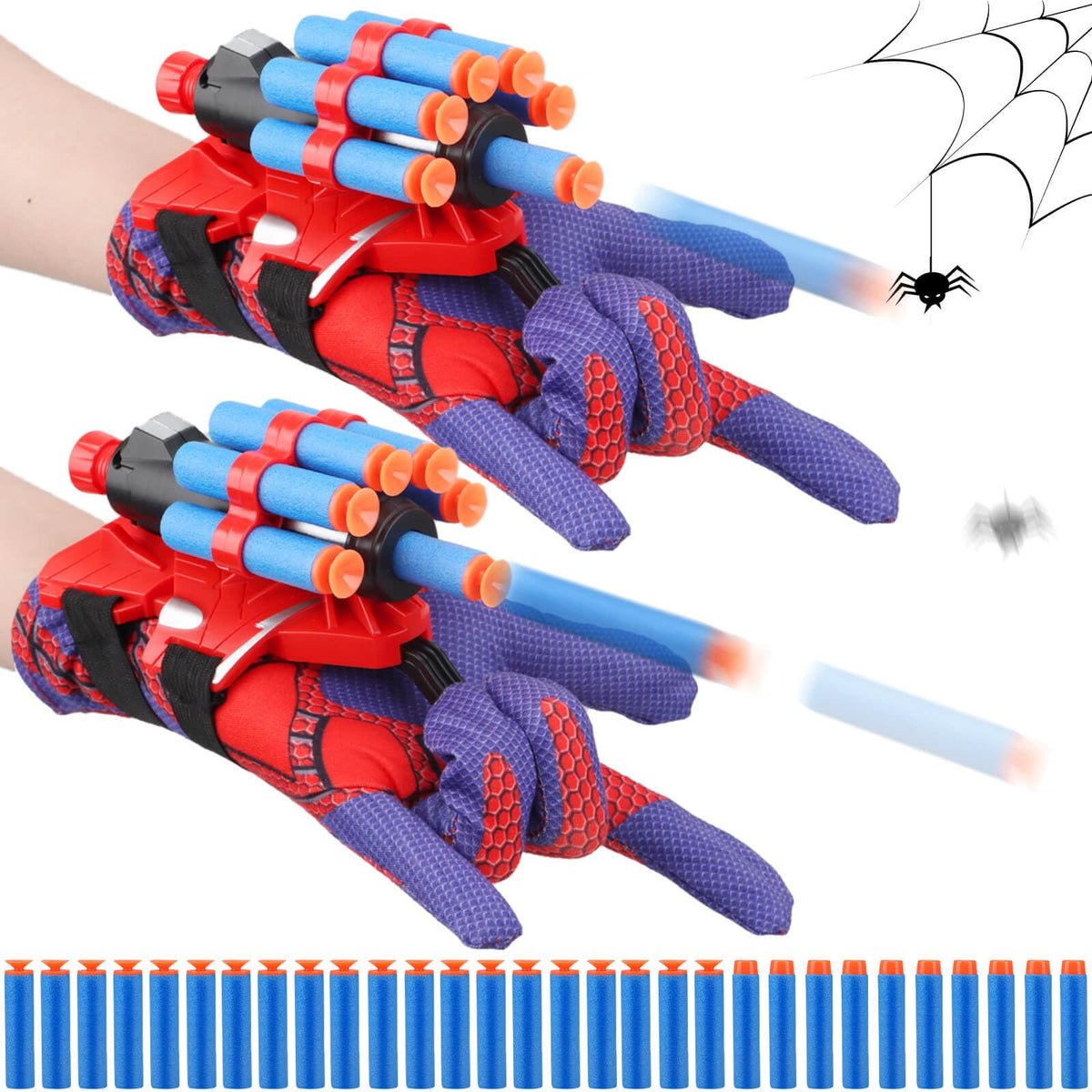 JONEG Web Shooters product image showing the 2-piece set with two shooters