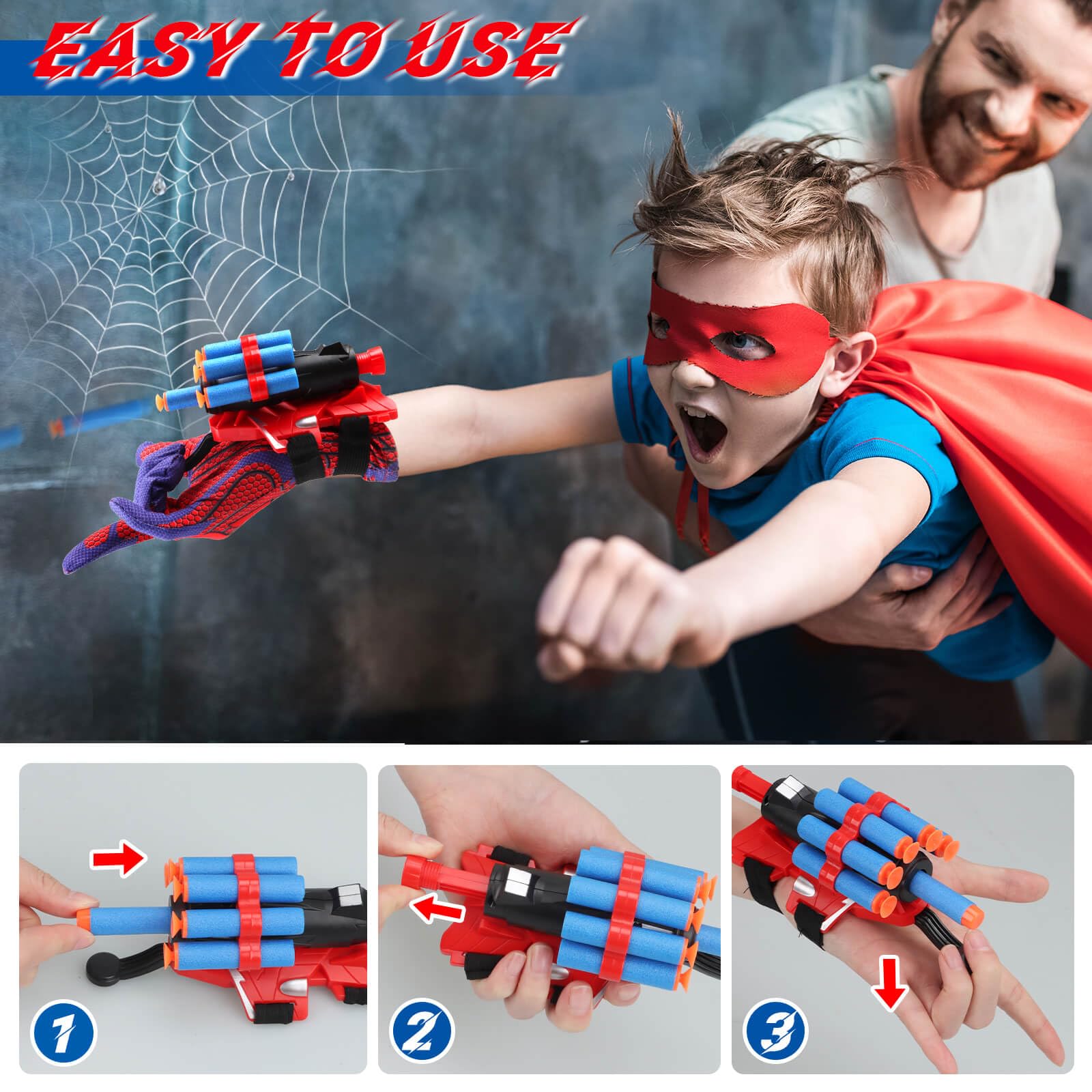 Soft darts and sucker darts pack for JONEG Web Shooters