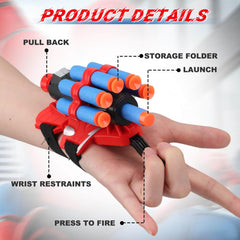 Darts and foam darts included with JONEG Web Shooters set