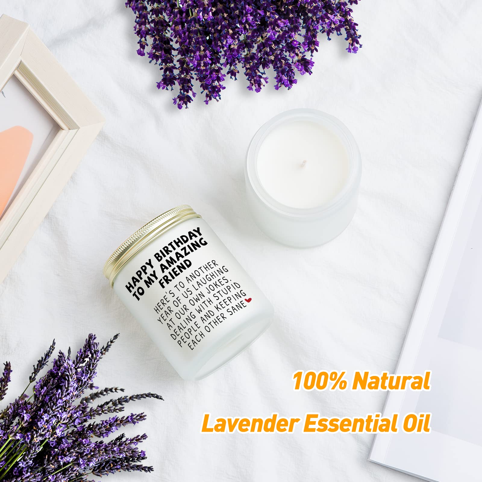 Exquisite gift box packaging Jonico lavender candle