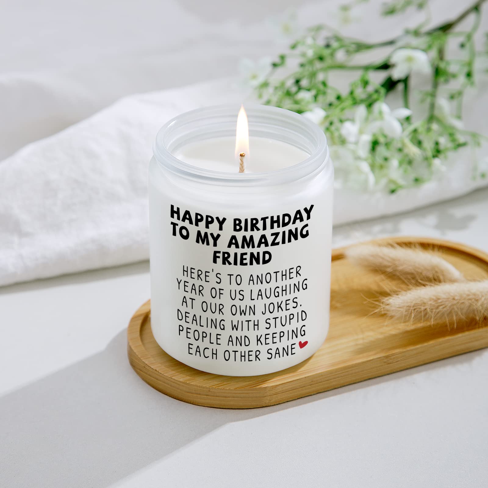 Jonico best friend coworker gift candle