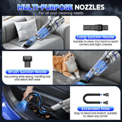 JONYJ car vacuum cleaner with multiple nozzles