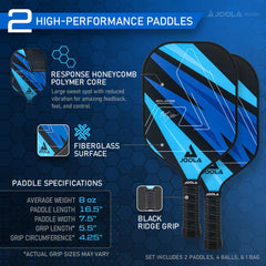 Paddle bag included with JOOLA Ben Johns set