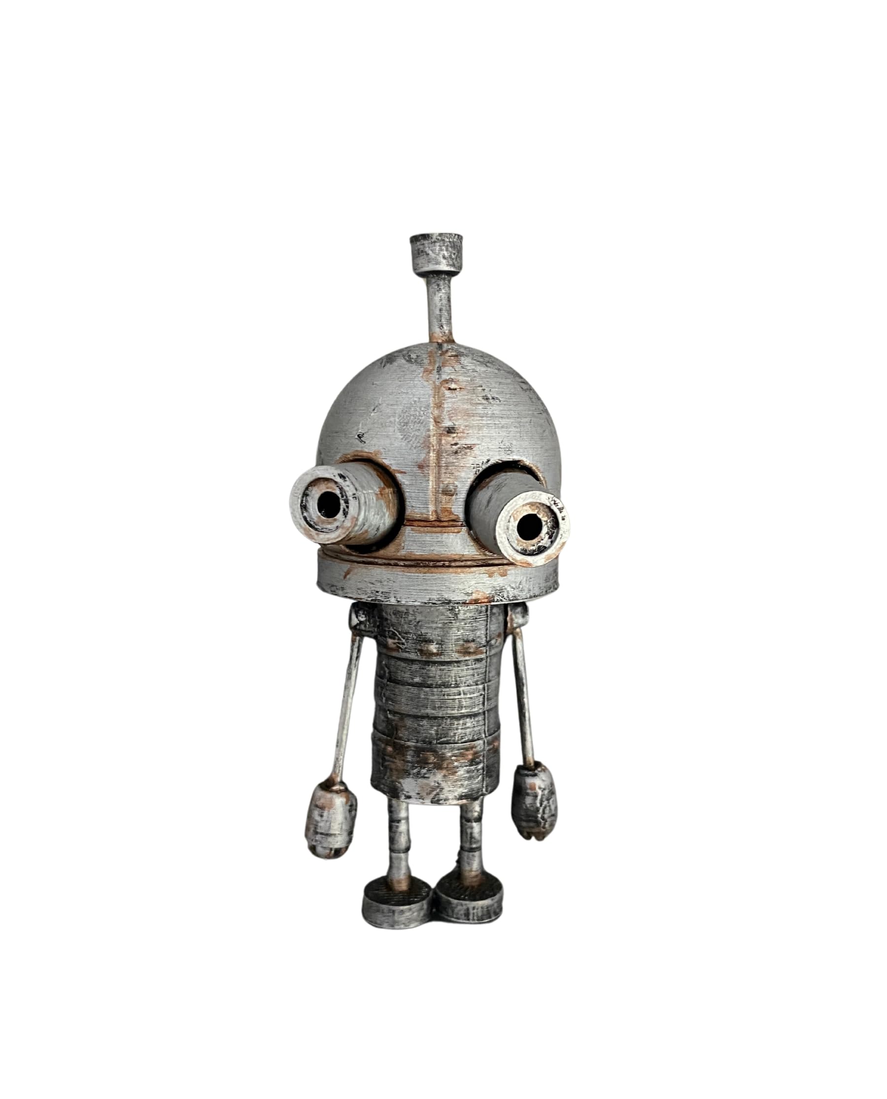 Josef Robot Figurine on display shelf Machinarium inspired