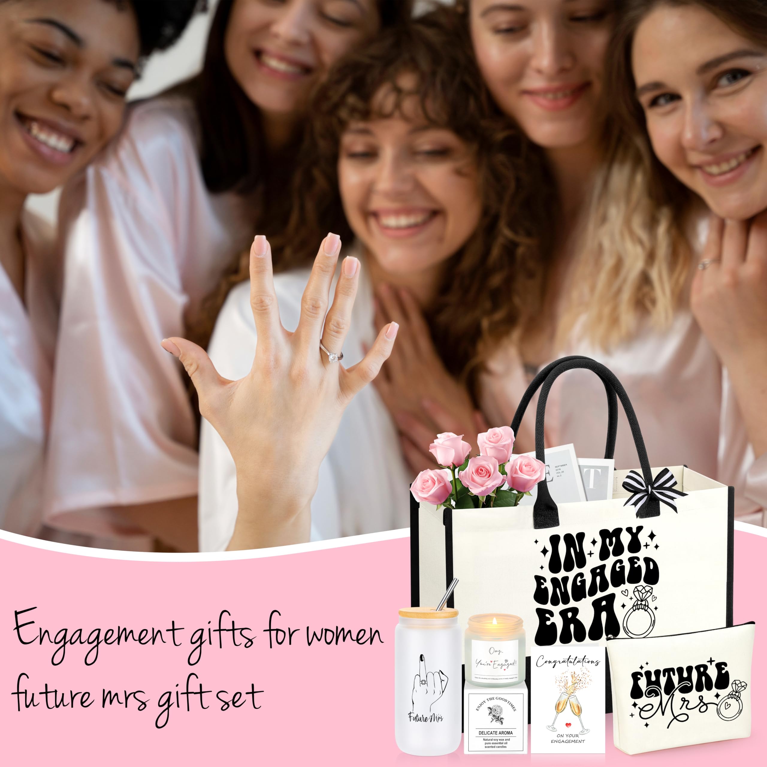 JoycuFF bridal shower and engagement gift set contents