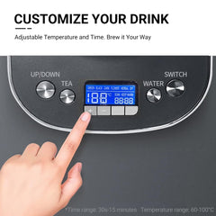 1.7l glass electric kettle design Joydeem