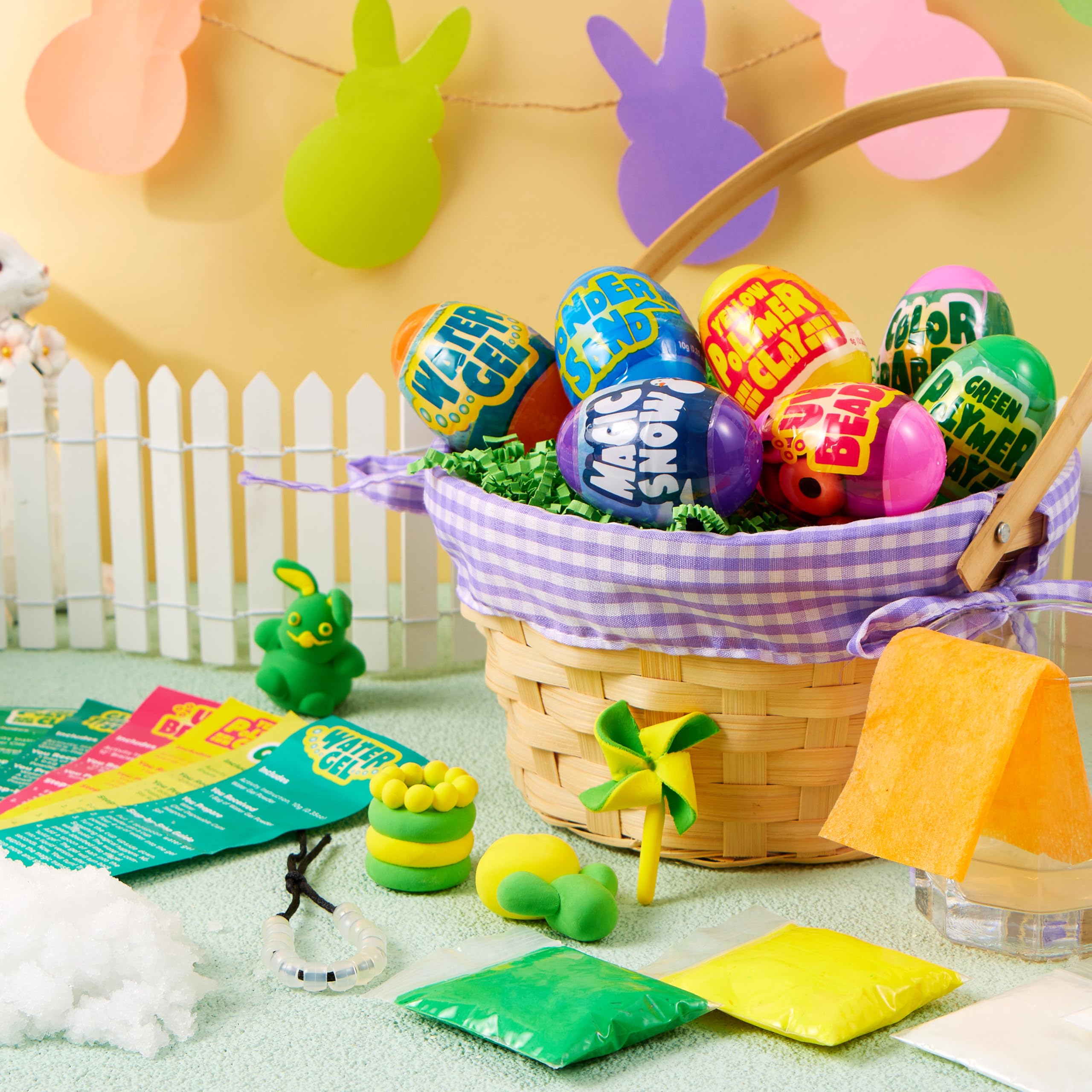 JOYIN Easter eggs basket stuffer display