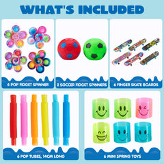 JOYIN pop keychains and pop fidget spinners included