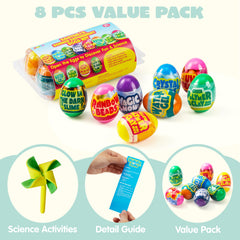 Colorful JOYIN Easter science eggs prefilled with experiments